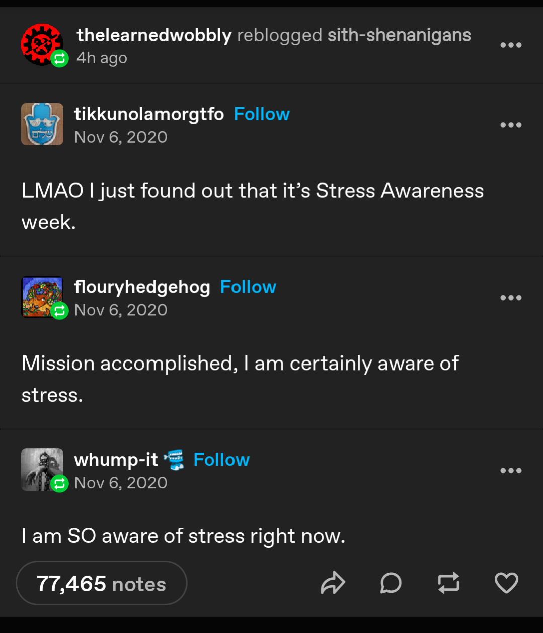 It's that time of year again: International Stress Awareness Week is here!