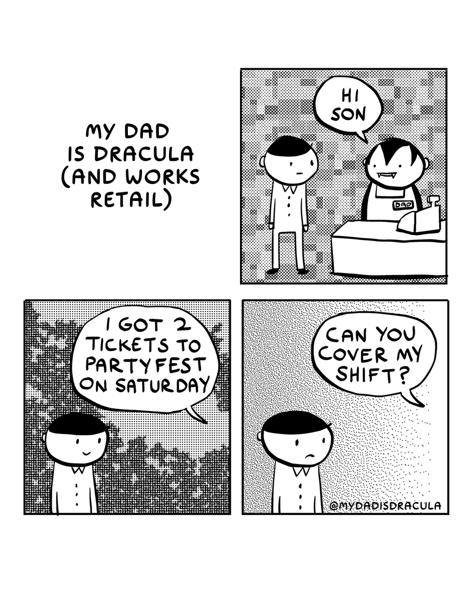My Dad: The Retail Vampire - A Humorous Take