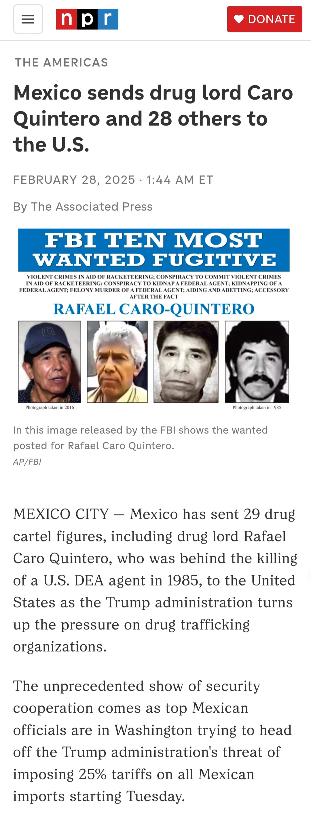 Check out Mexico's surprising export of violent criminals!