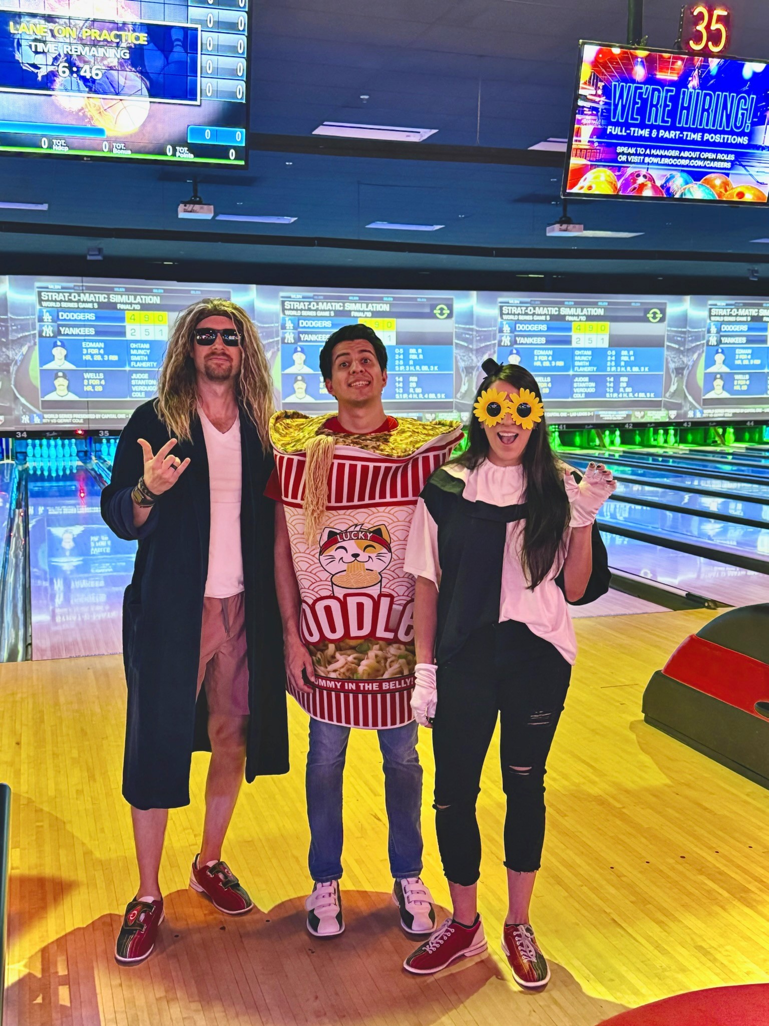 Bowl-A-Ween: Celebrating with My League Group!