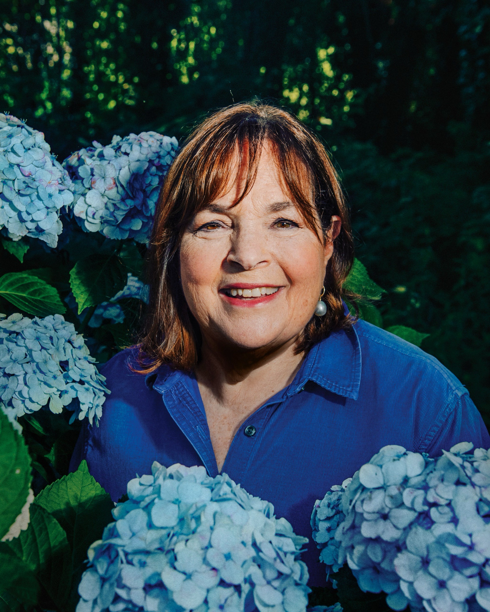 Ina Garten Enjoying Her Garden Oasis
