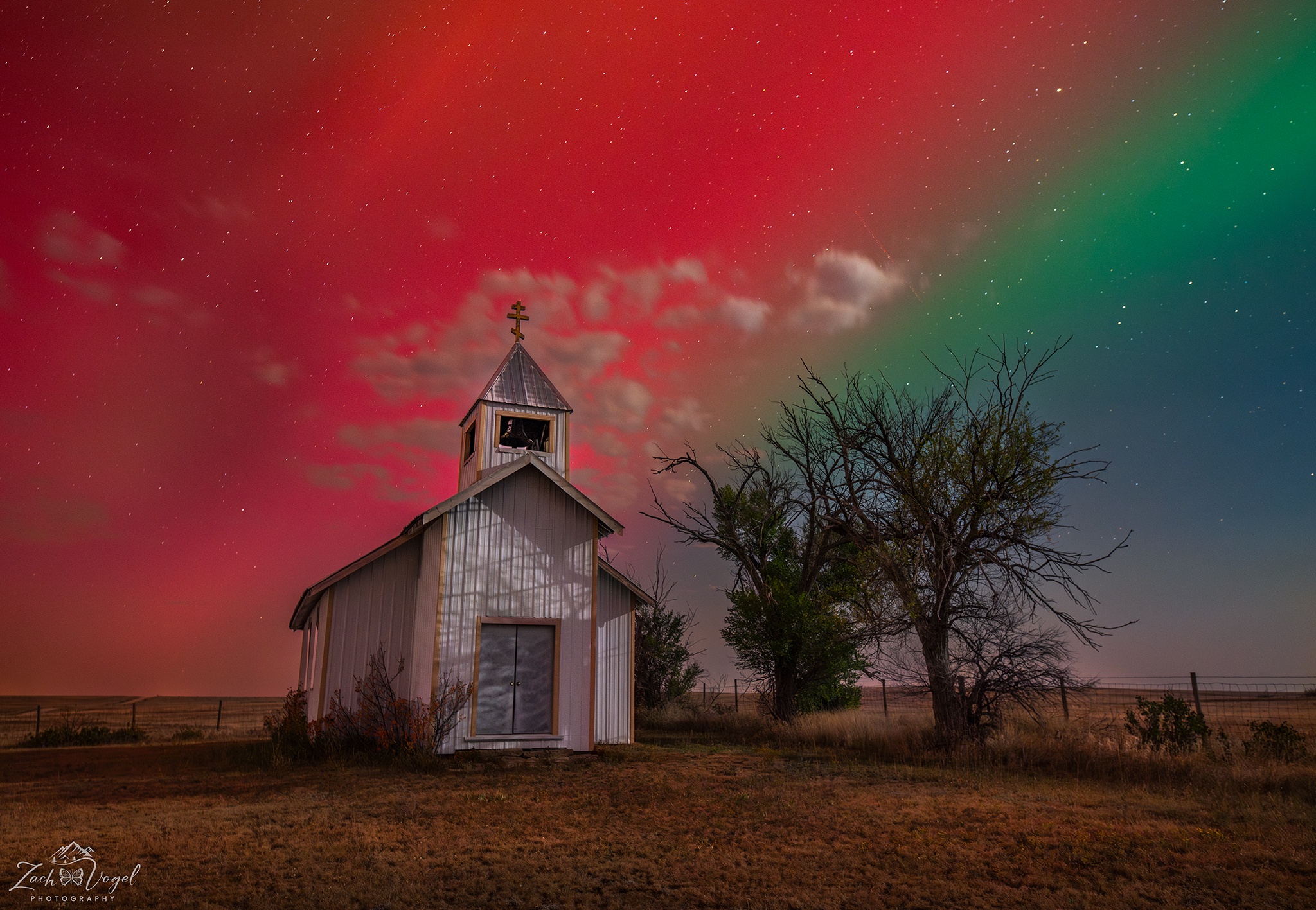 Stunning Colorado Views During the Aurora Borealis - Photo Credit to Zach Vogel Photography