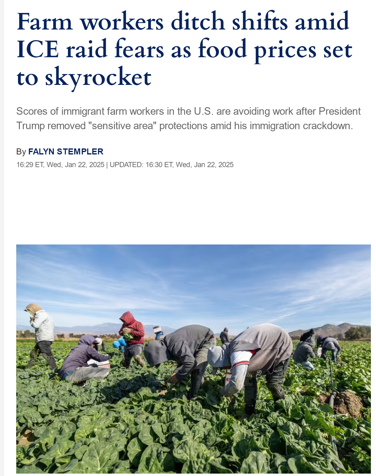 Farm Workers Strike: Brace for a Surge in Food Prices