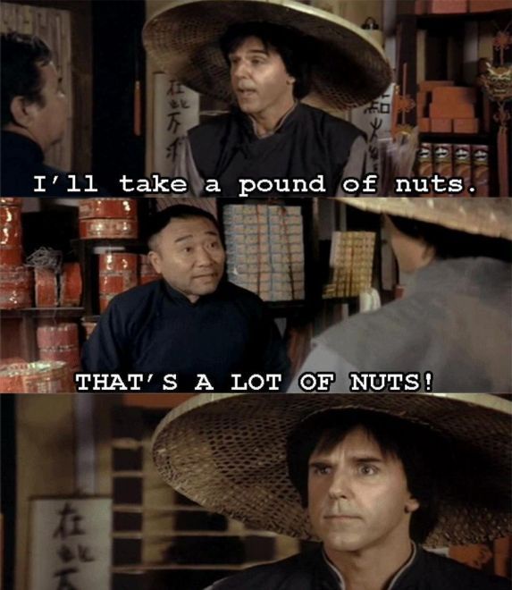 Kung Pow! Enter the Fist has prepped me for this epic moment.