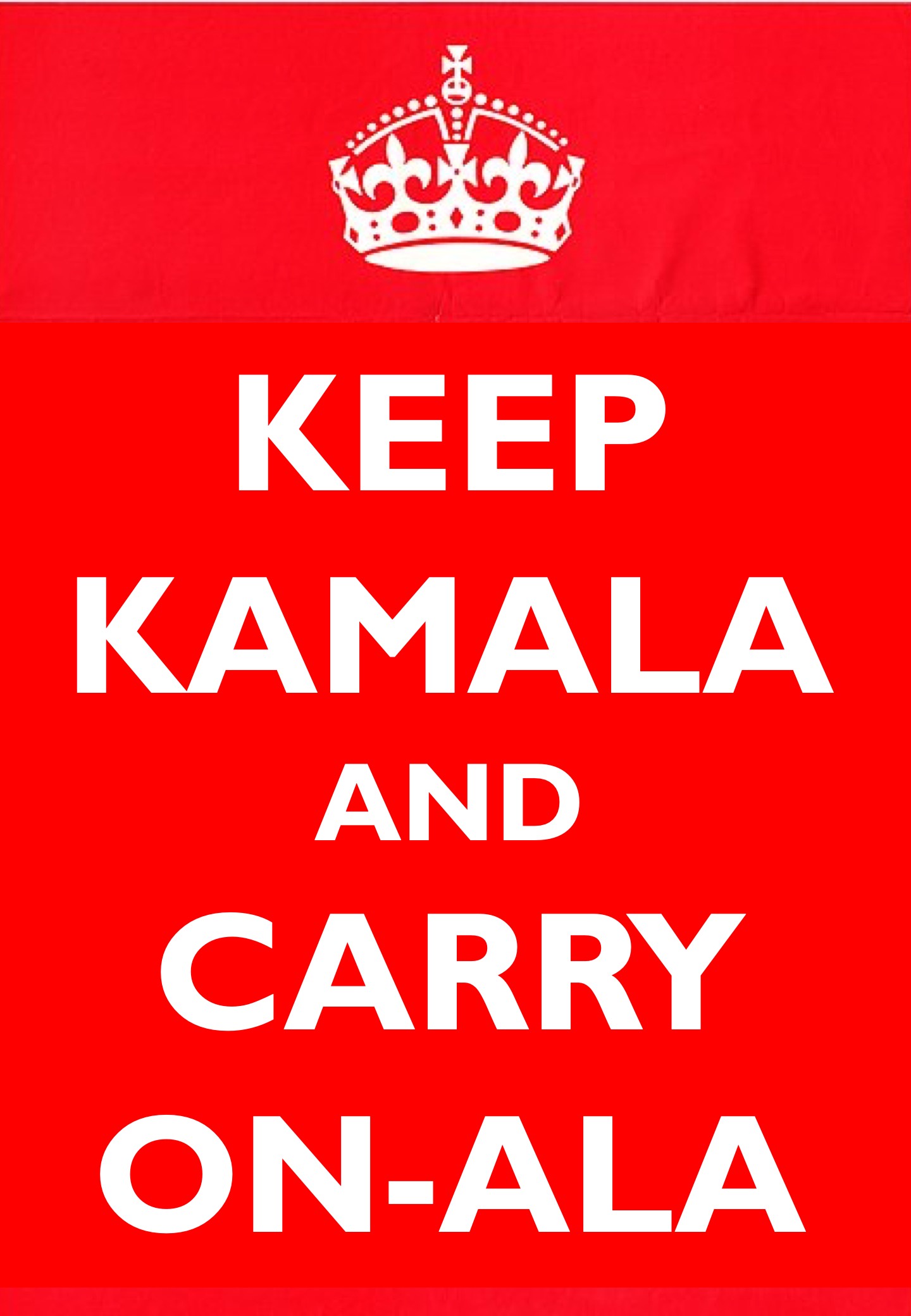 The Campaign to Keep Kamala Strong