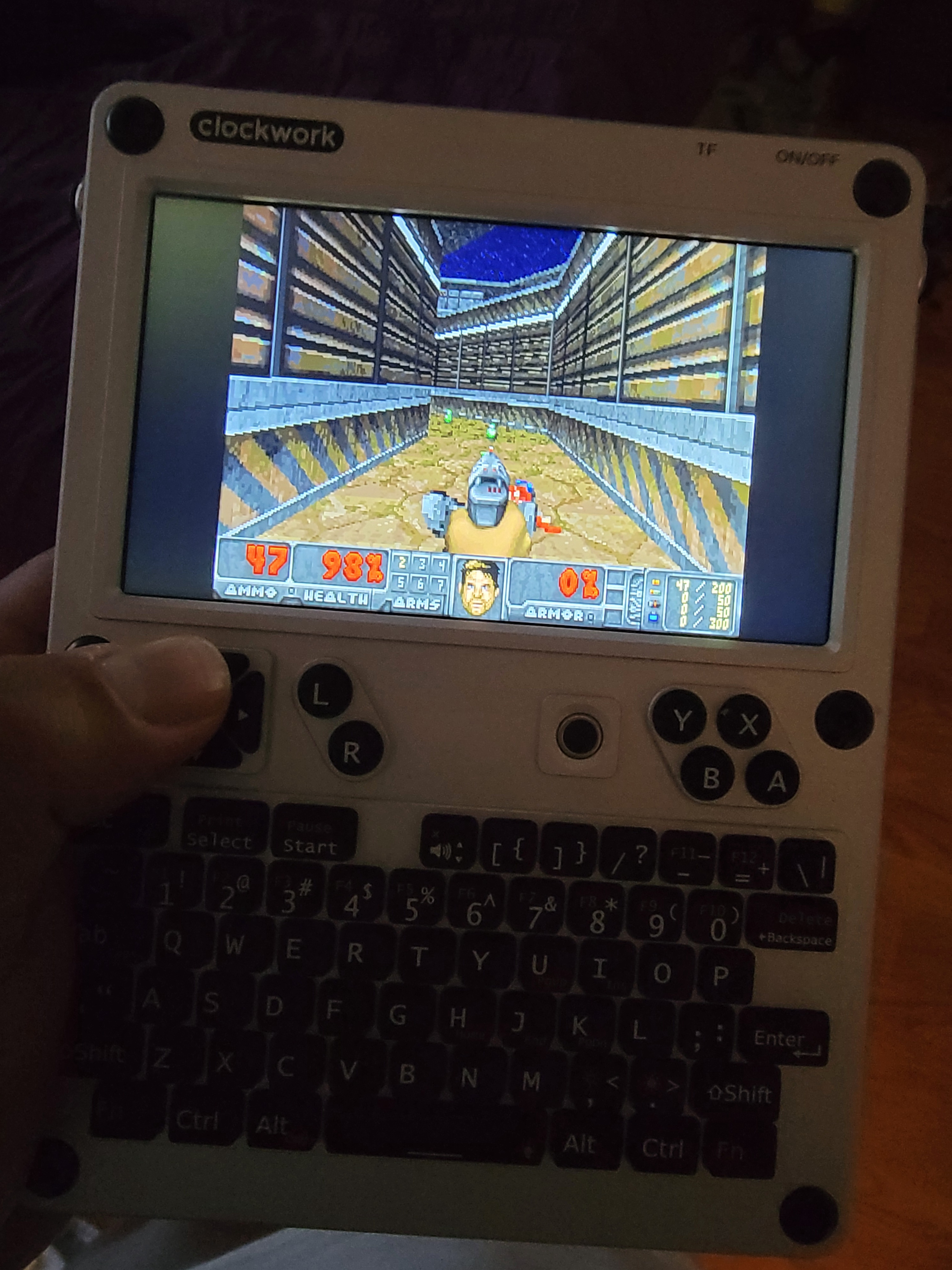 Doom Takes Over the ClockworkPi uConsole