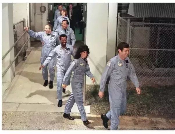 The Challenger Crew: Moments Before Their Fateful Journey in 1986