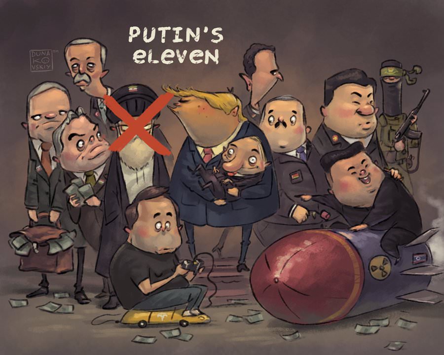 A Humorous Take on Putin: The Caricature