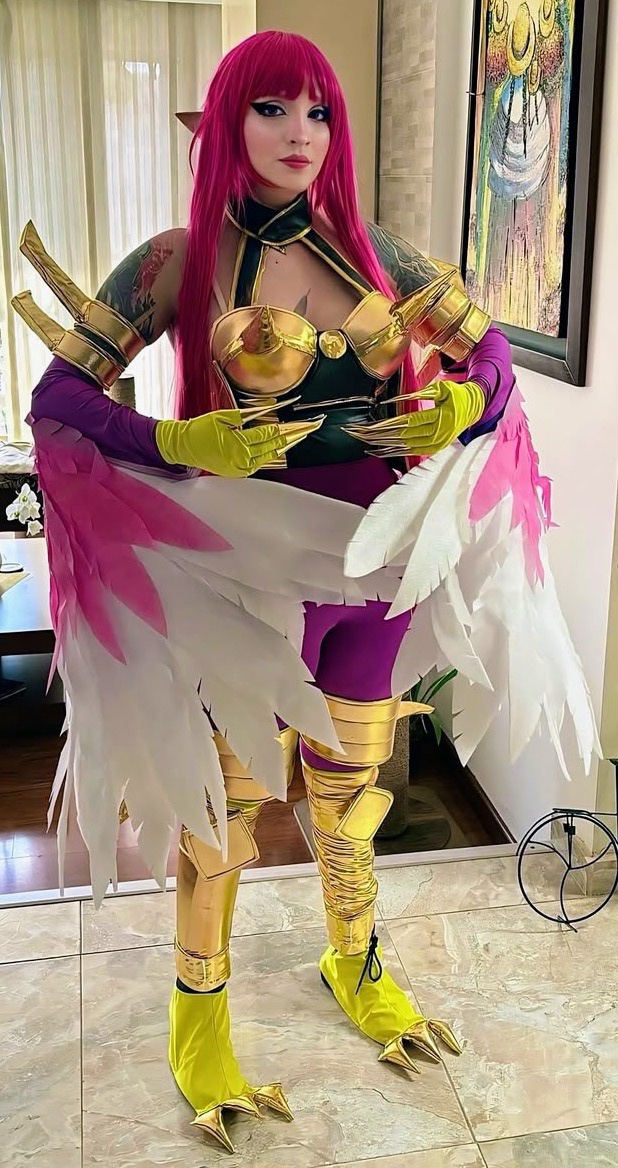 Introducing the Cyber Slash Harpie Lady: A Fierce Fantasy Character