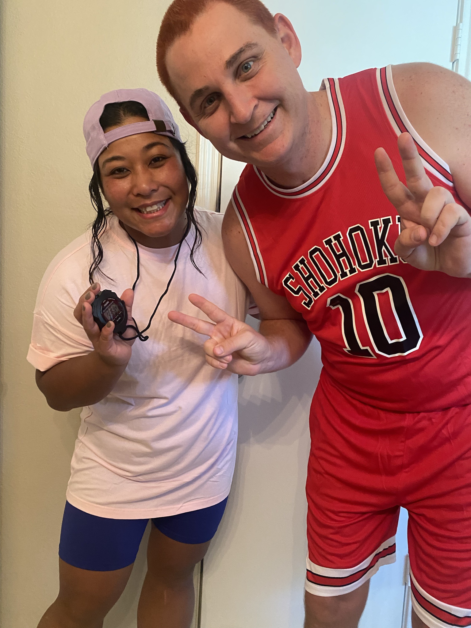 Epic Slam Dunk Costume: Hanamichi and Ayako Edition