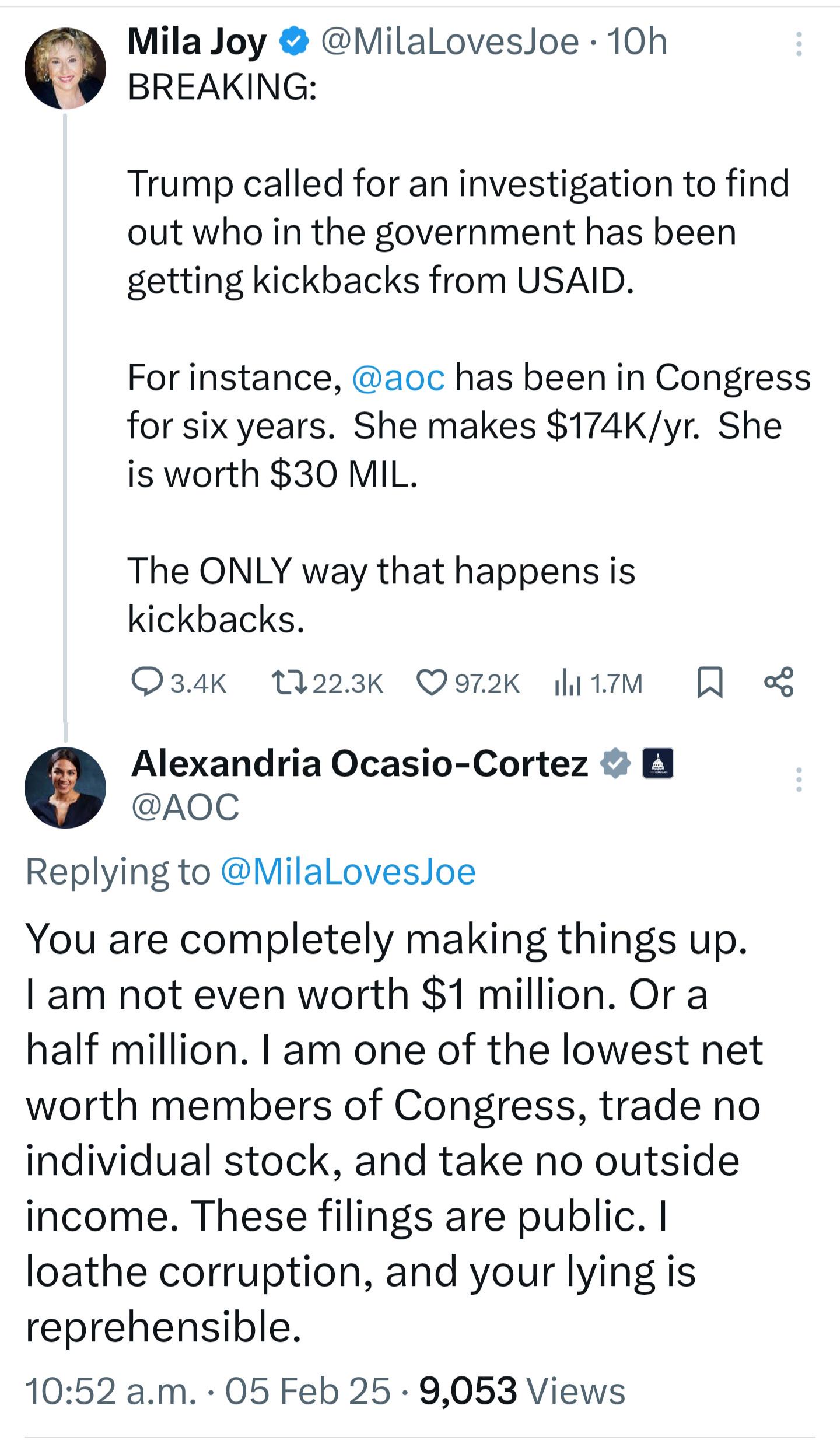 AOC delivers a powerful blow to Joy