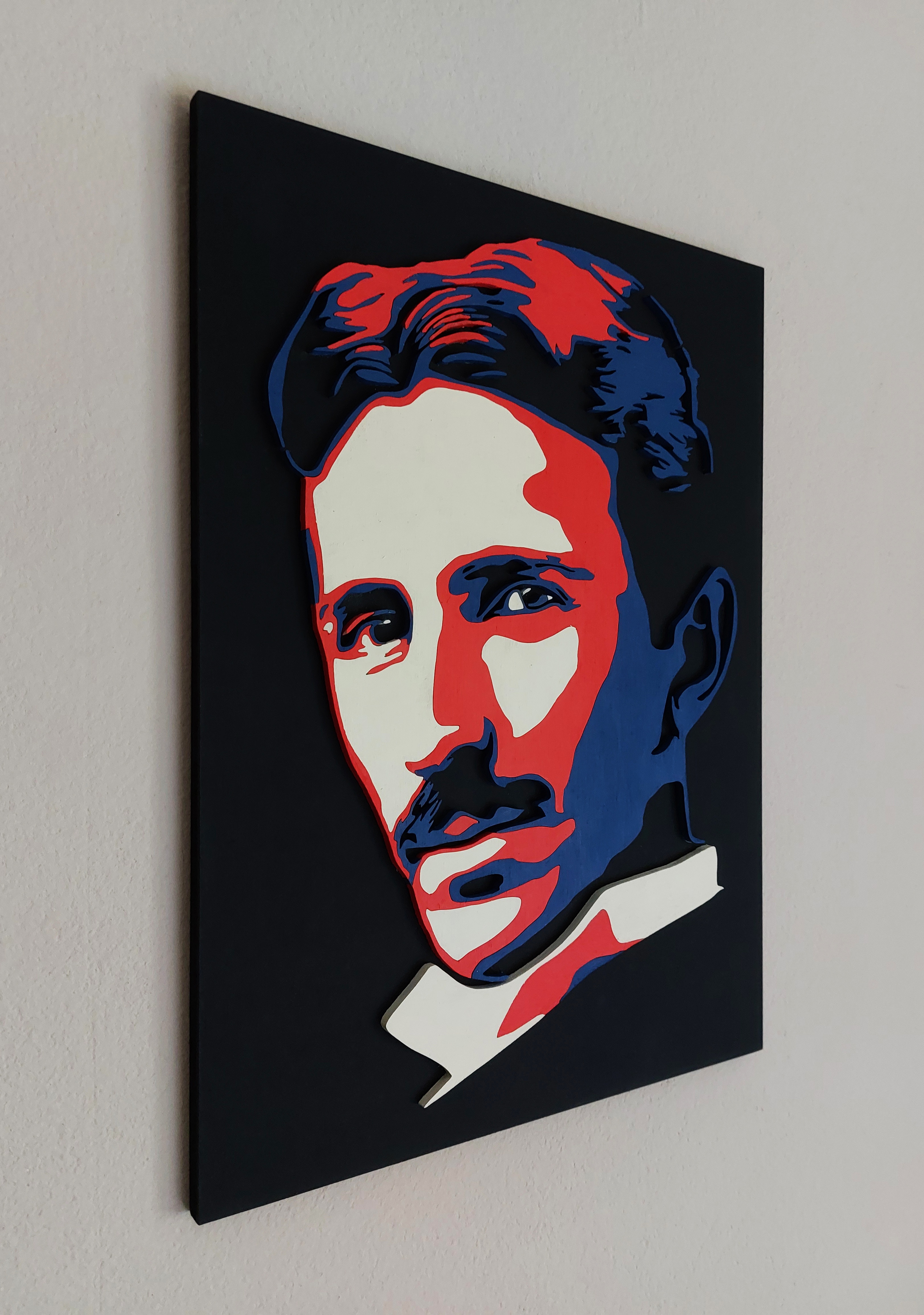 Check out my portrait of Nikola Tesla!
