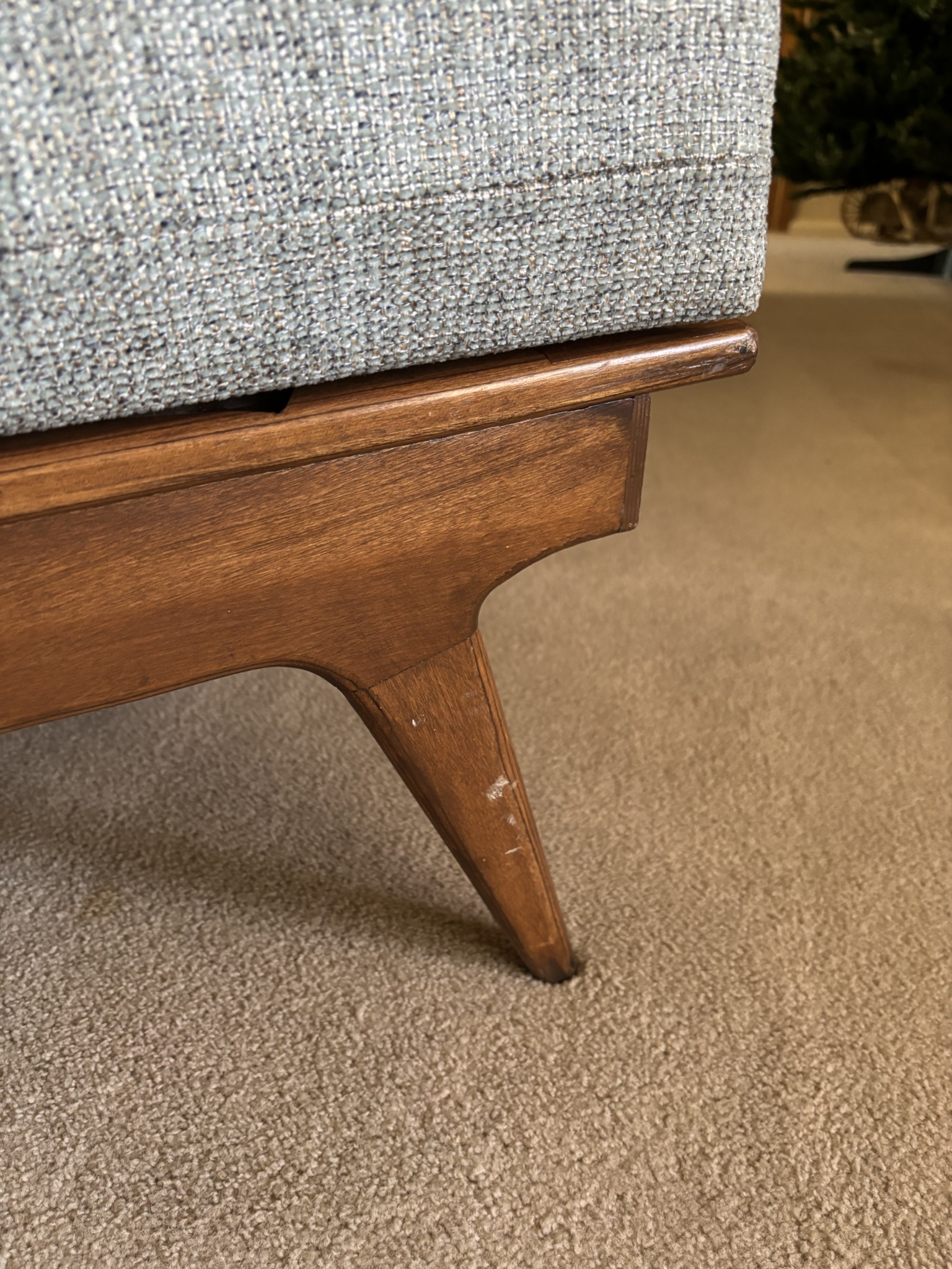 Stylish Comfort: The MCM Slatted Couch