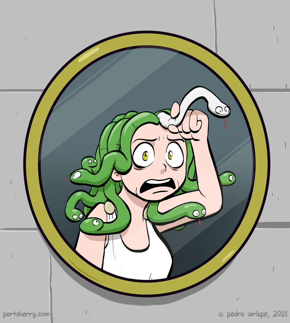Medusa Meets Her Match: The Power of Reflection
