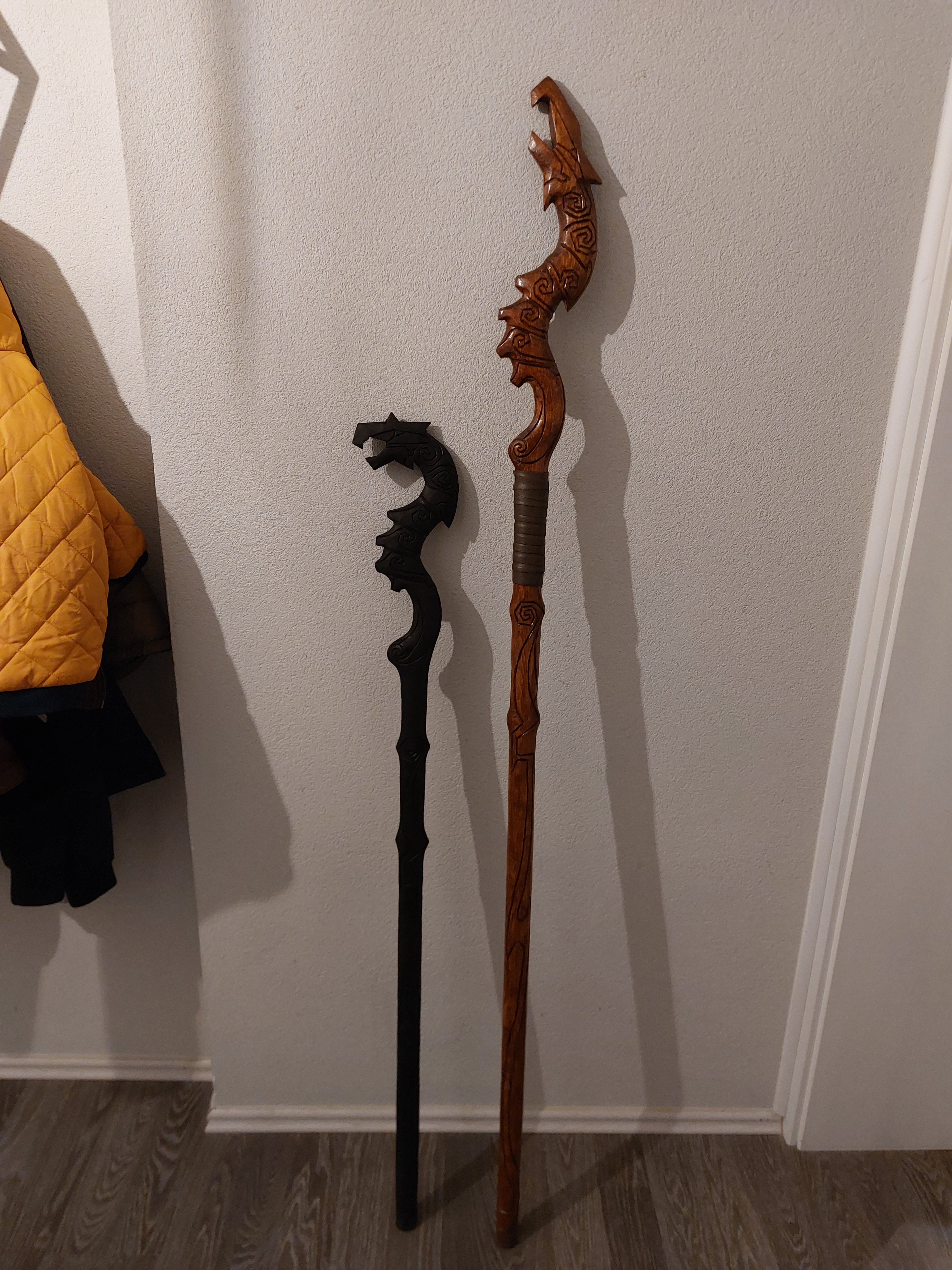 Check Out My Recently Crafted Dragon Priest Staves!