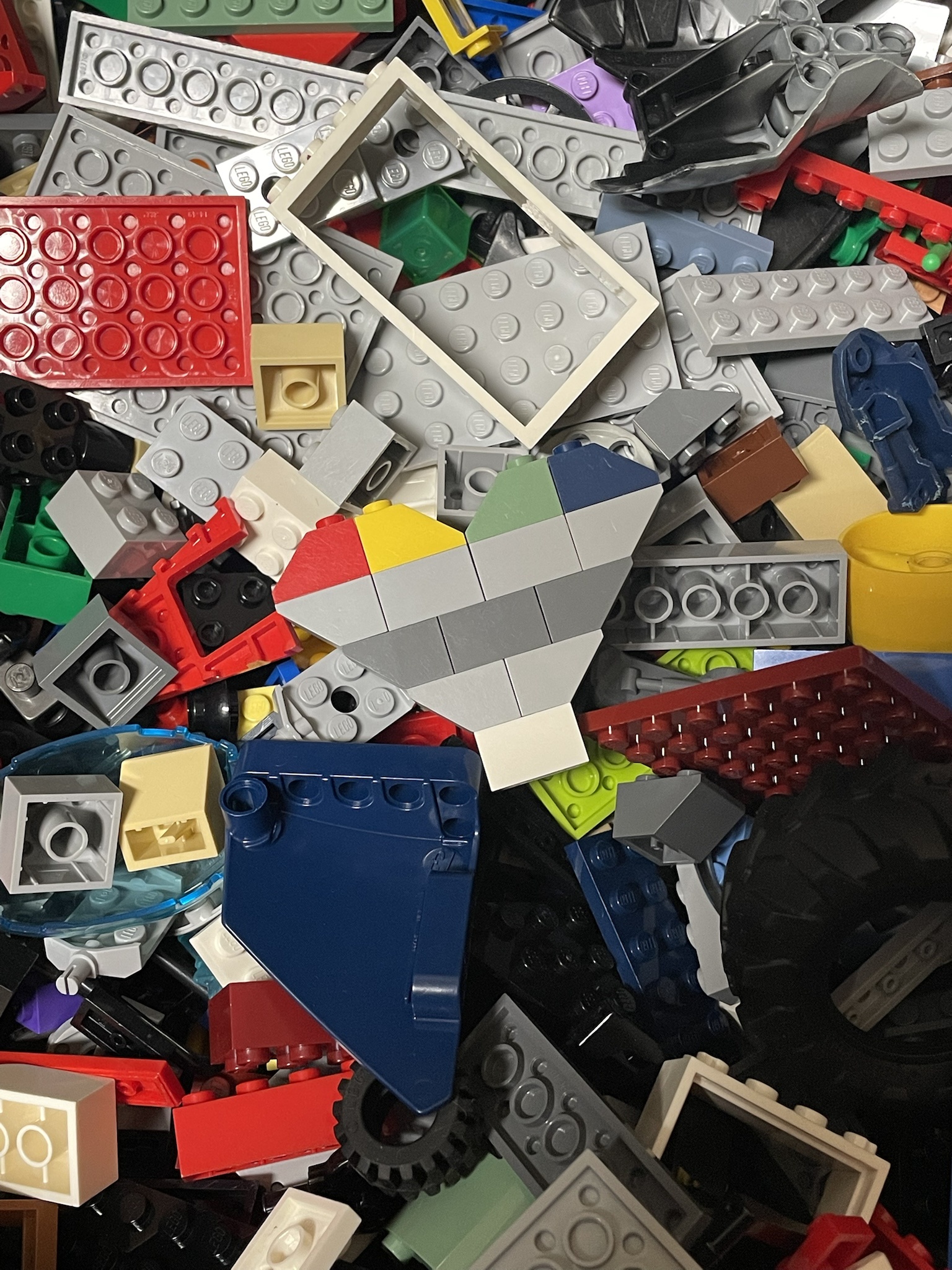 Creating a Heart with LEGO Brilliance