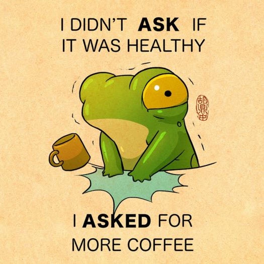 Just a moment for coffee