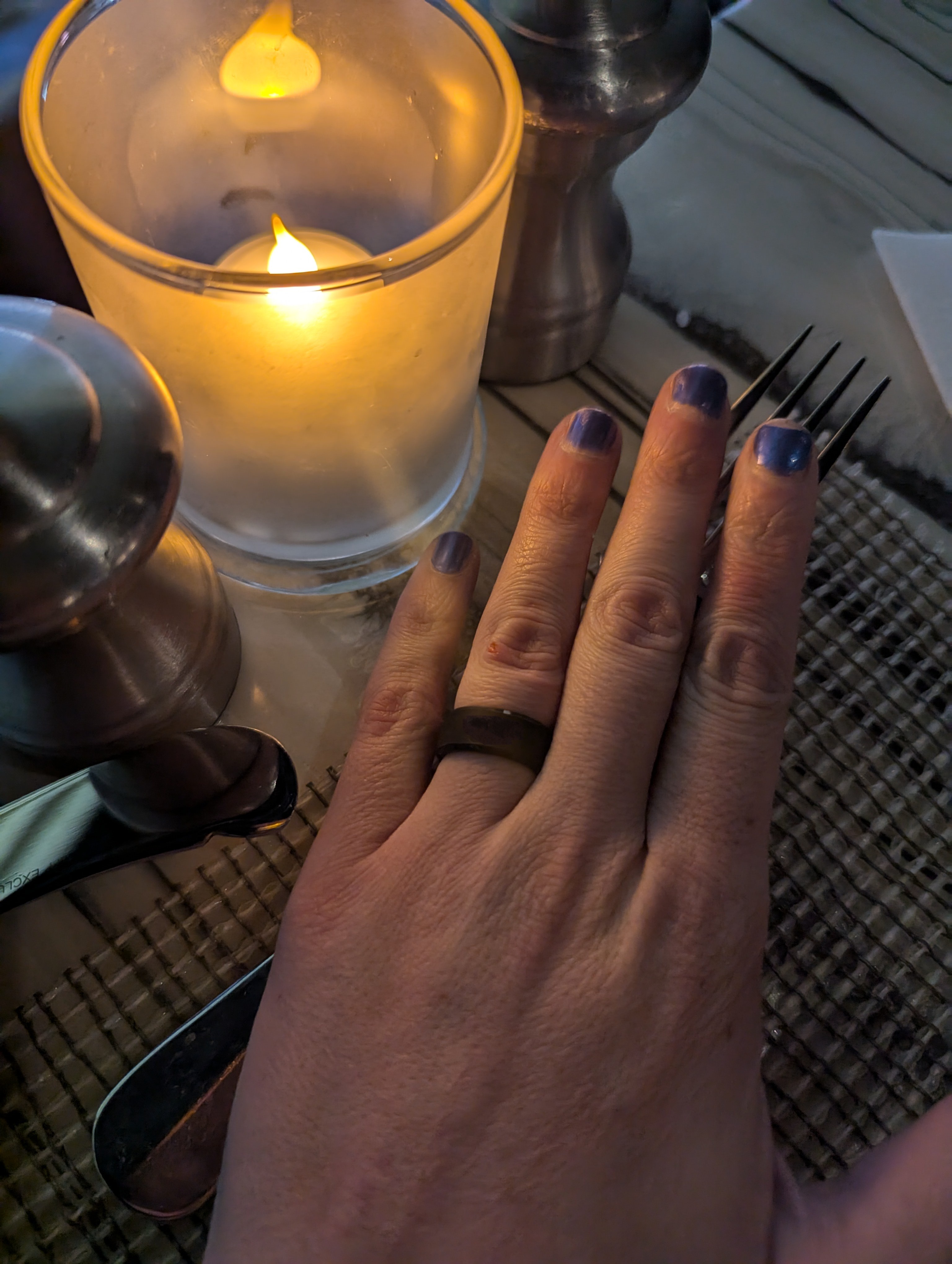 He finally popped the big question!