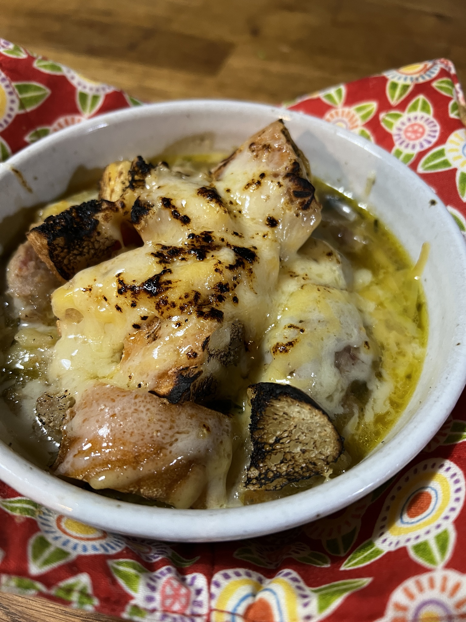 Delicious comfort food: Potato sausage soup