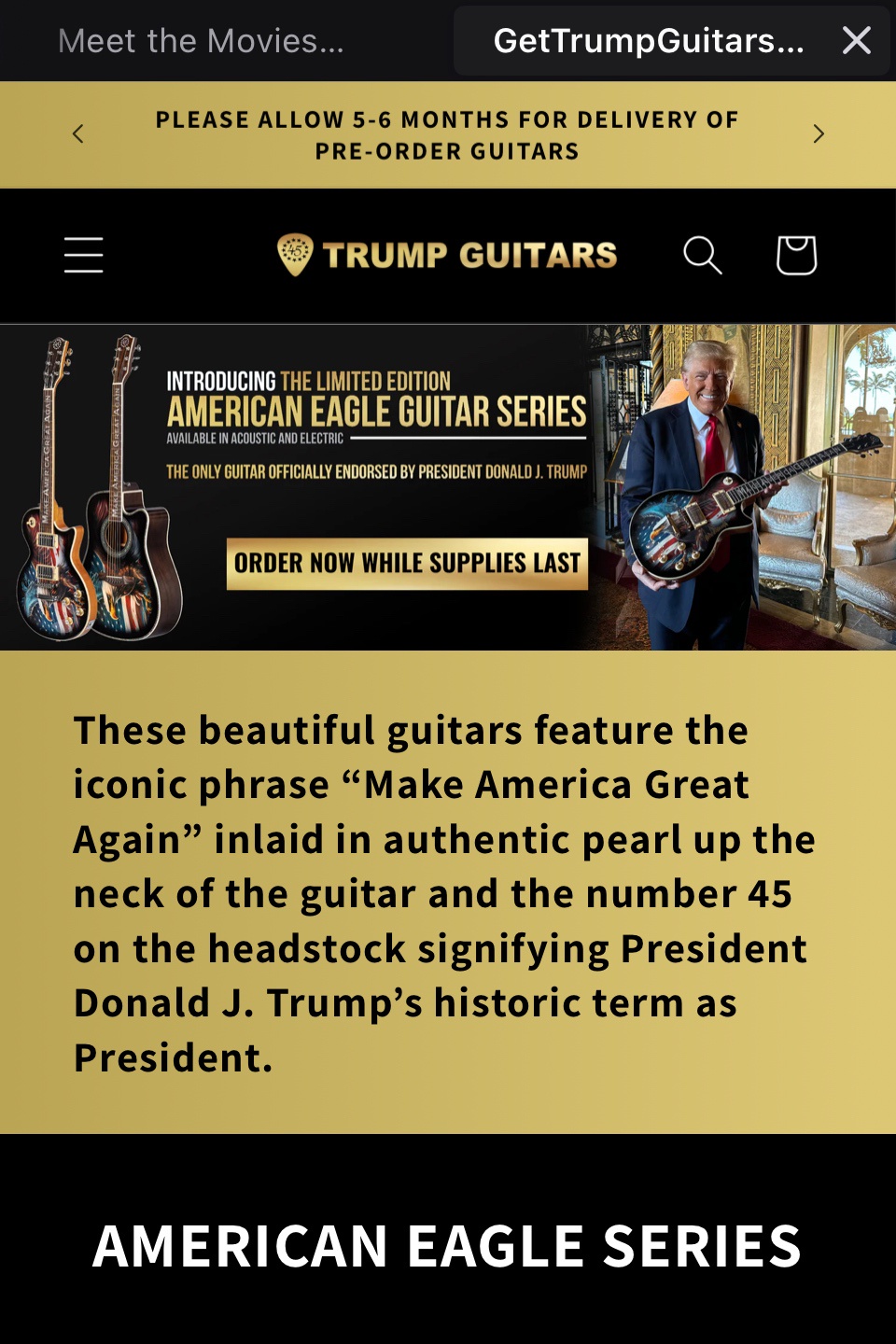 Trump's Latest Guitar Venture: Can He Brand Everything?