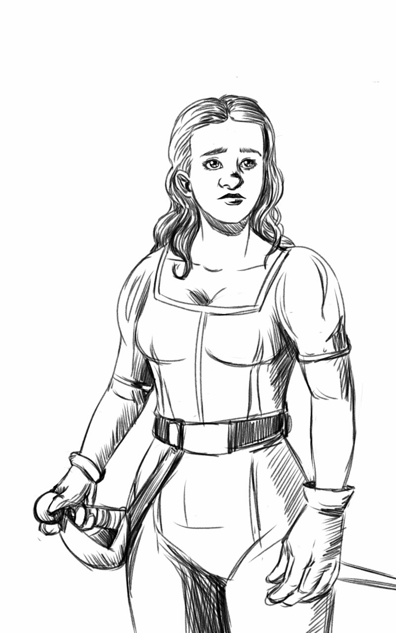 Daily Sketch: Capturing the Essence of Samantha