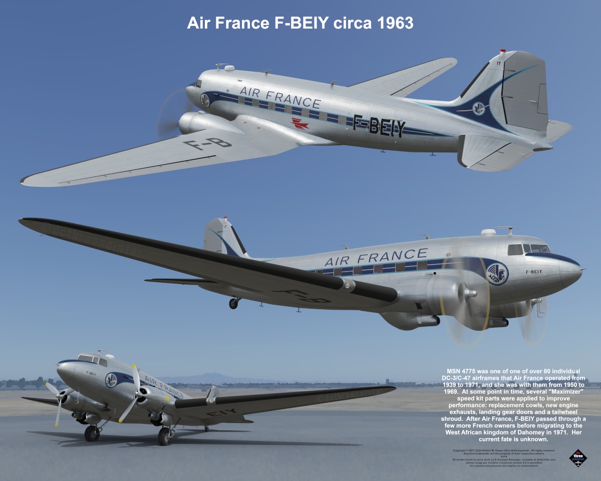 Taking Flight: Air France F-BEIY from 1963