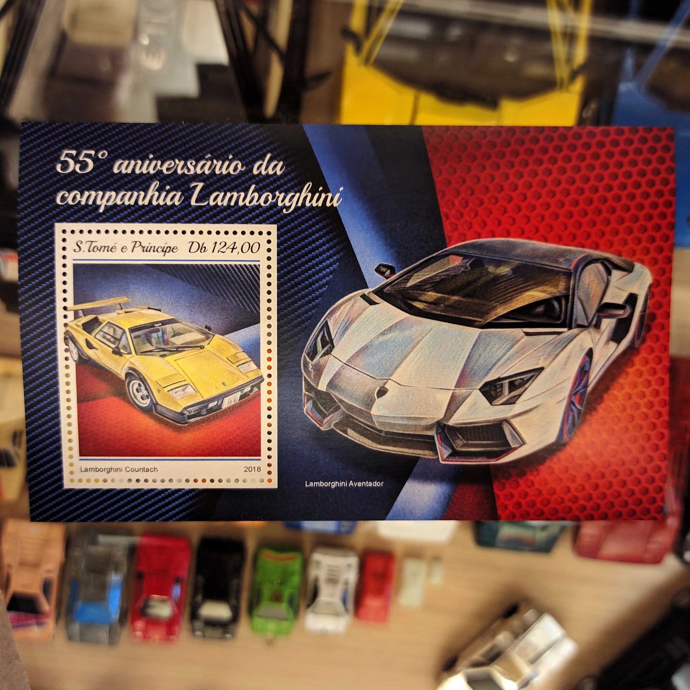 Celebrating 55 Years of Lamborghini with Special Postage Stamps from S.Tome e Principe