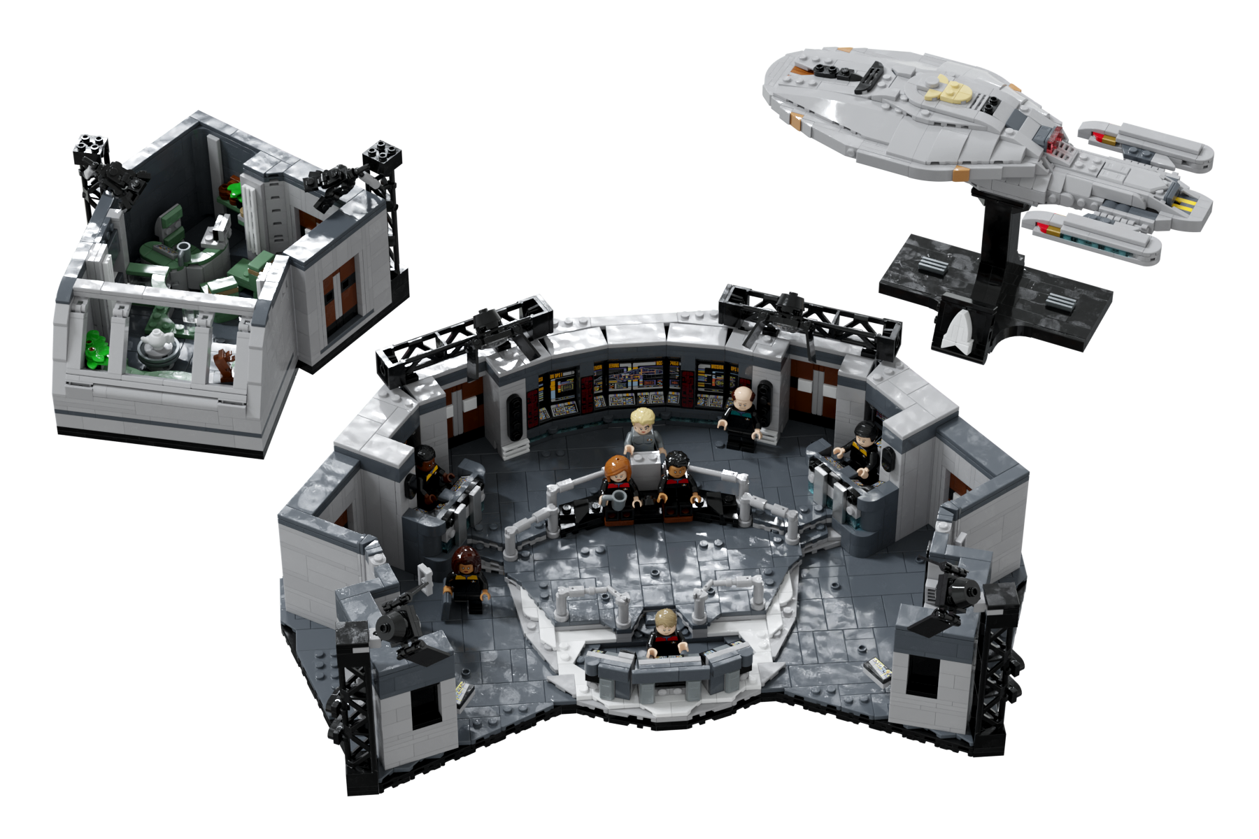 Check out the LEGO Voyager models I built!