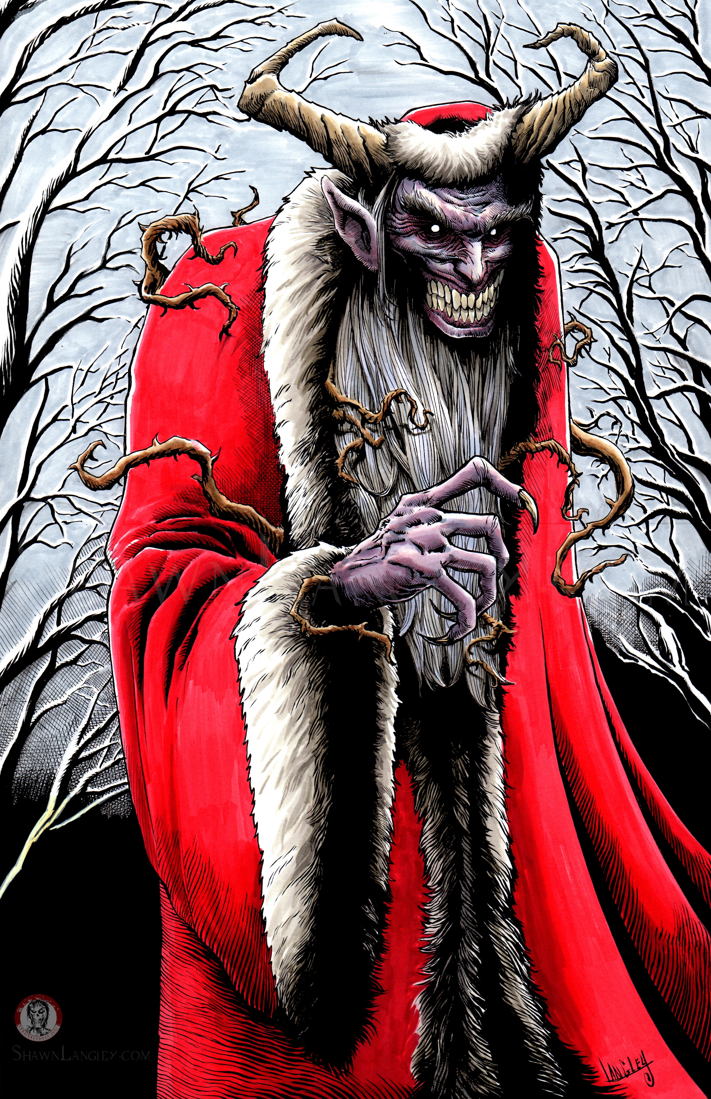 Krampus has made his grand entrance!