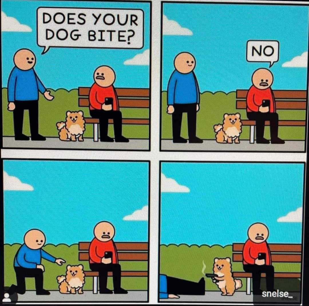 He Didn't Bite: A Surprising Twist
