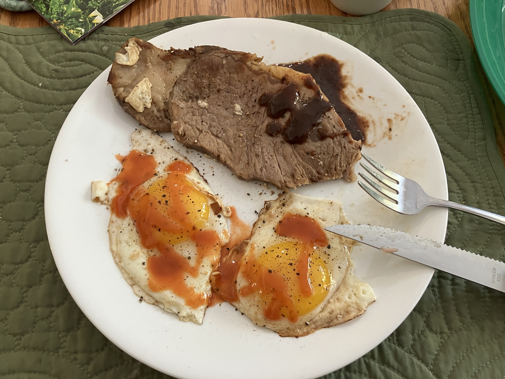 Delicious Leftover Prime Rib Steak and Eggs