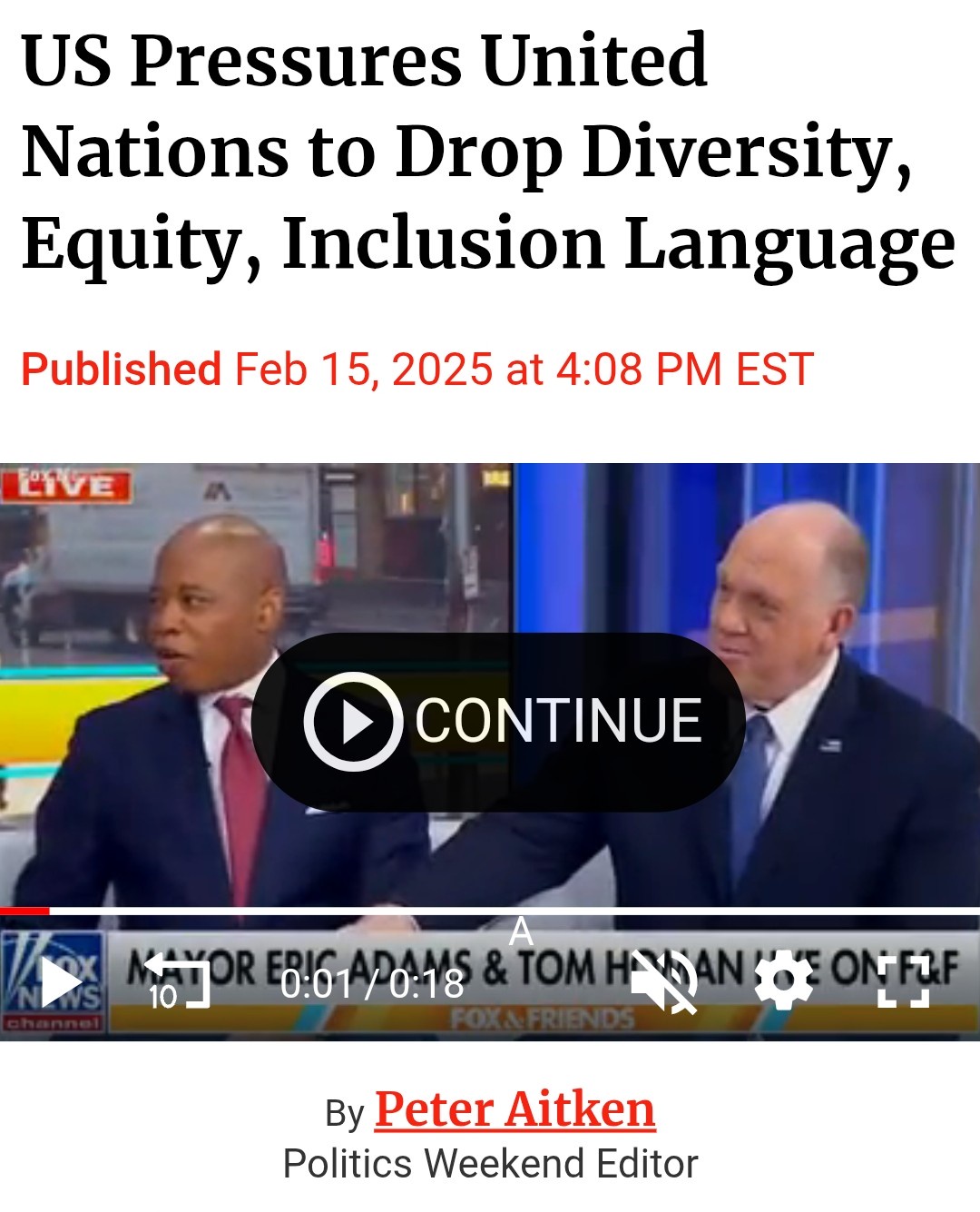 Isn't the UN Meant to Champion Diversity and Inclusion?