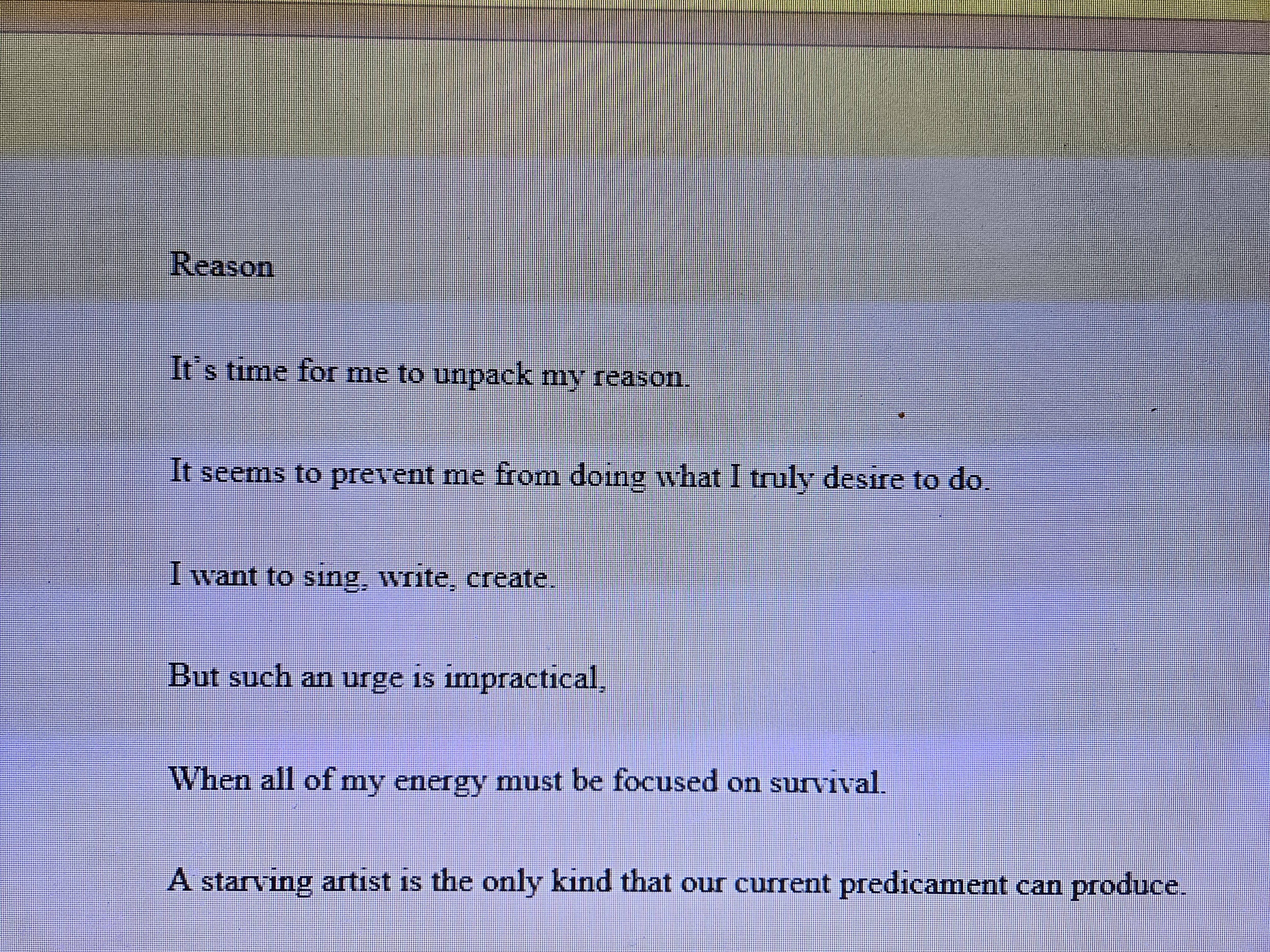 The Mystery Behind the Reason