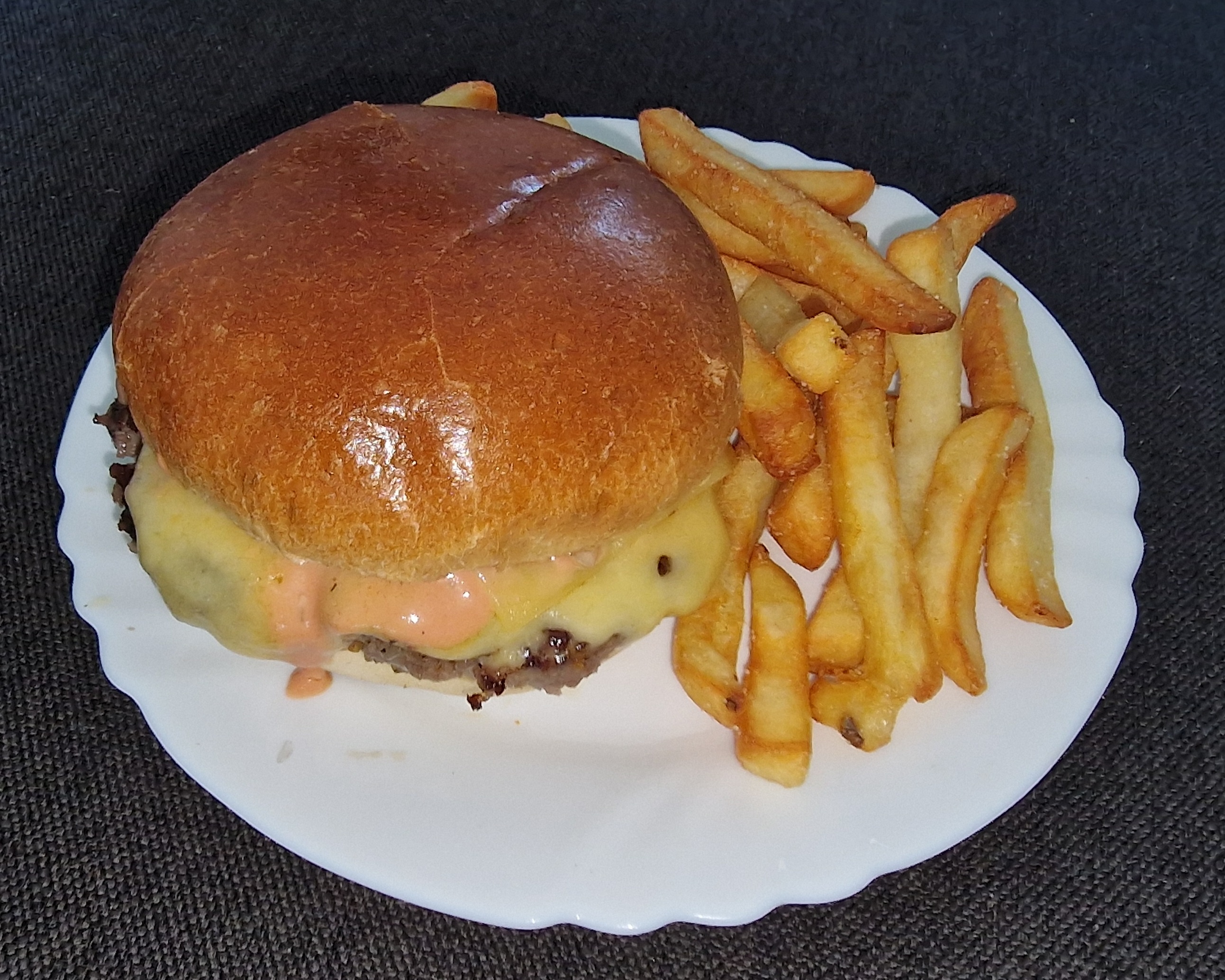 Whipped Up Some Tasty Burgers and Fries