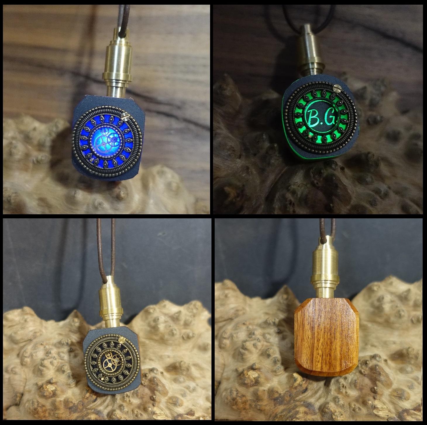 A Steampunk Pendant That Lights Up