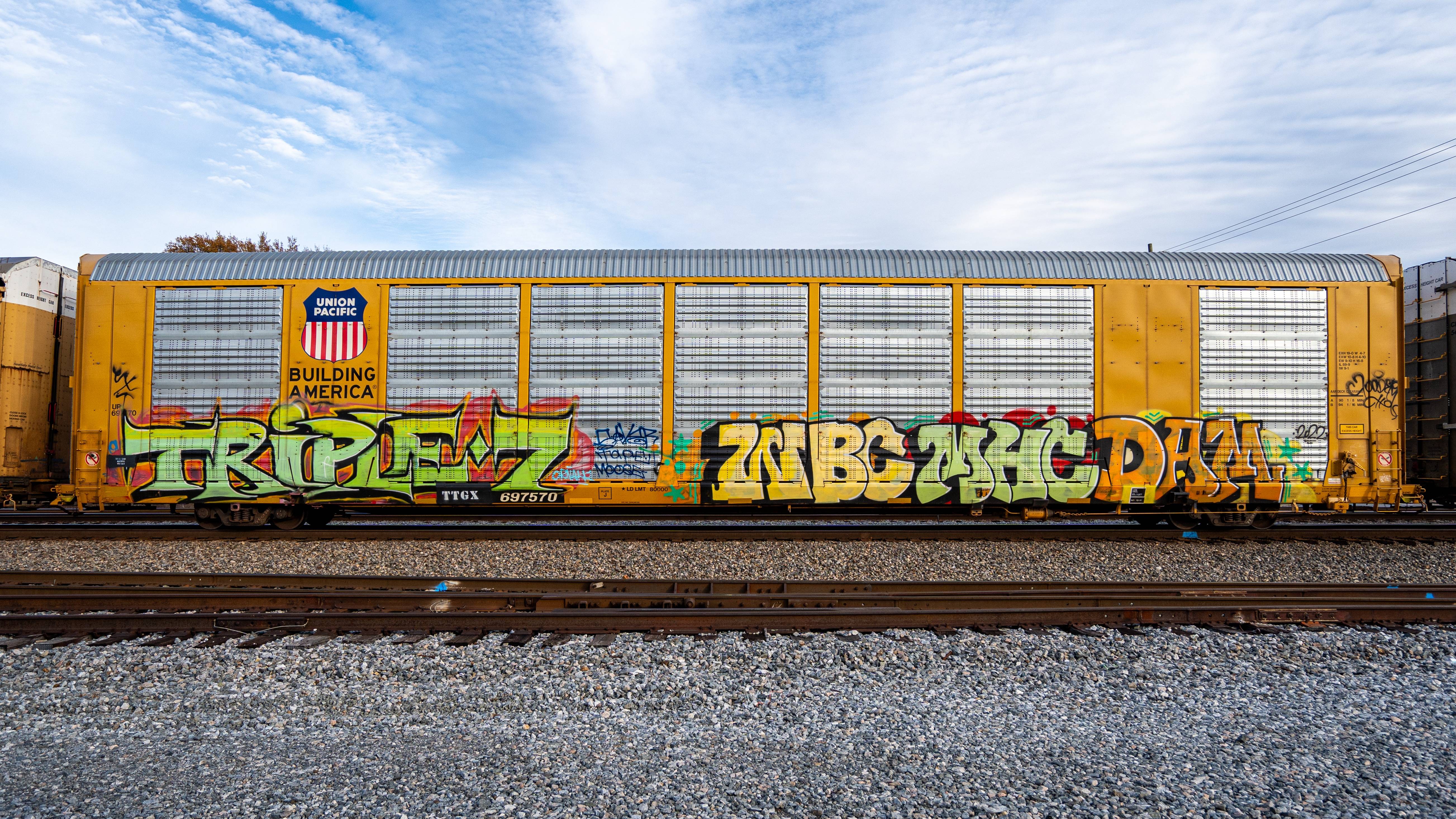 Day 206: Capturing a train car photo every single day