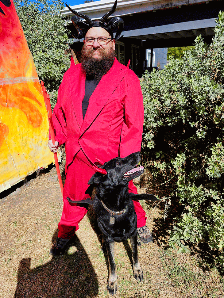 The Joyful Devil Dog