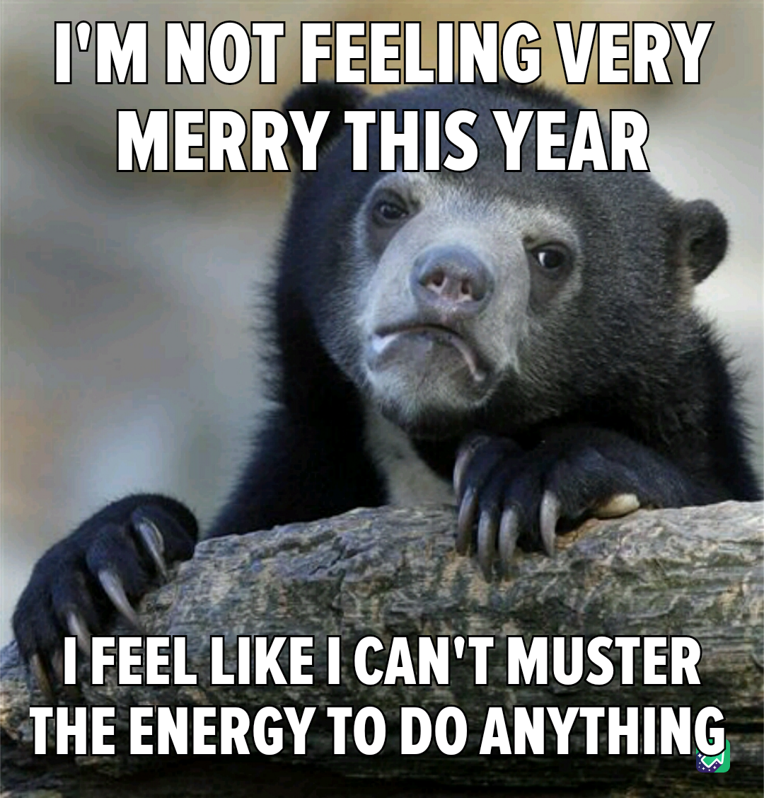 Still procrastinating on putting up the Christmas lights