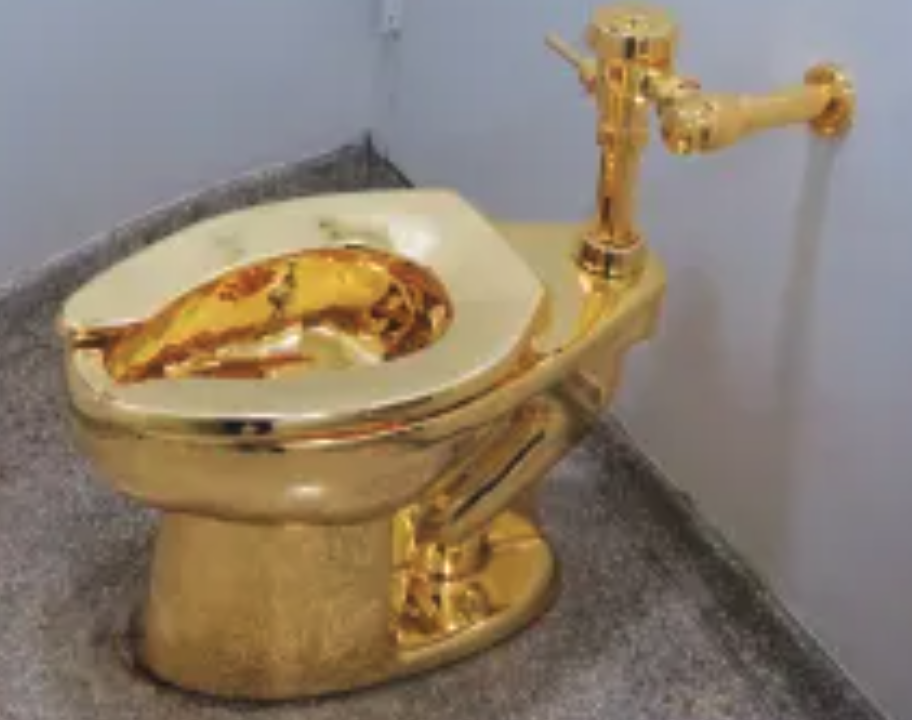 Art Imitates Life: The Stolen Gold Toilet 'America' - A Tale of Theft and Intrigue