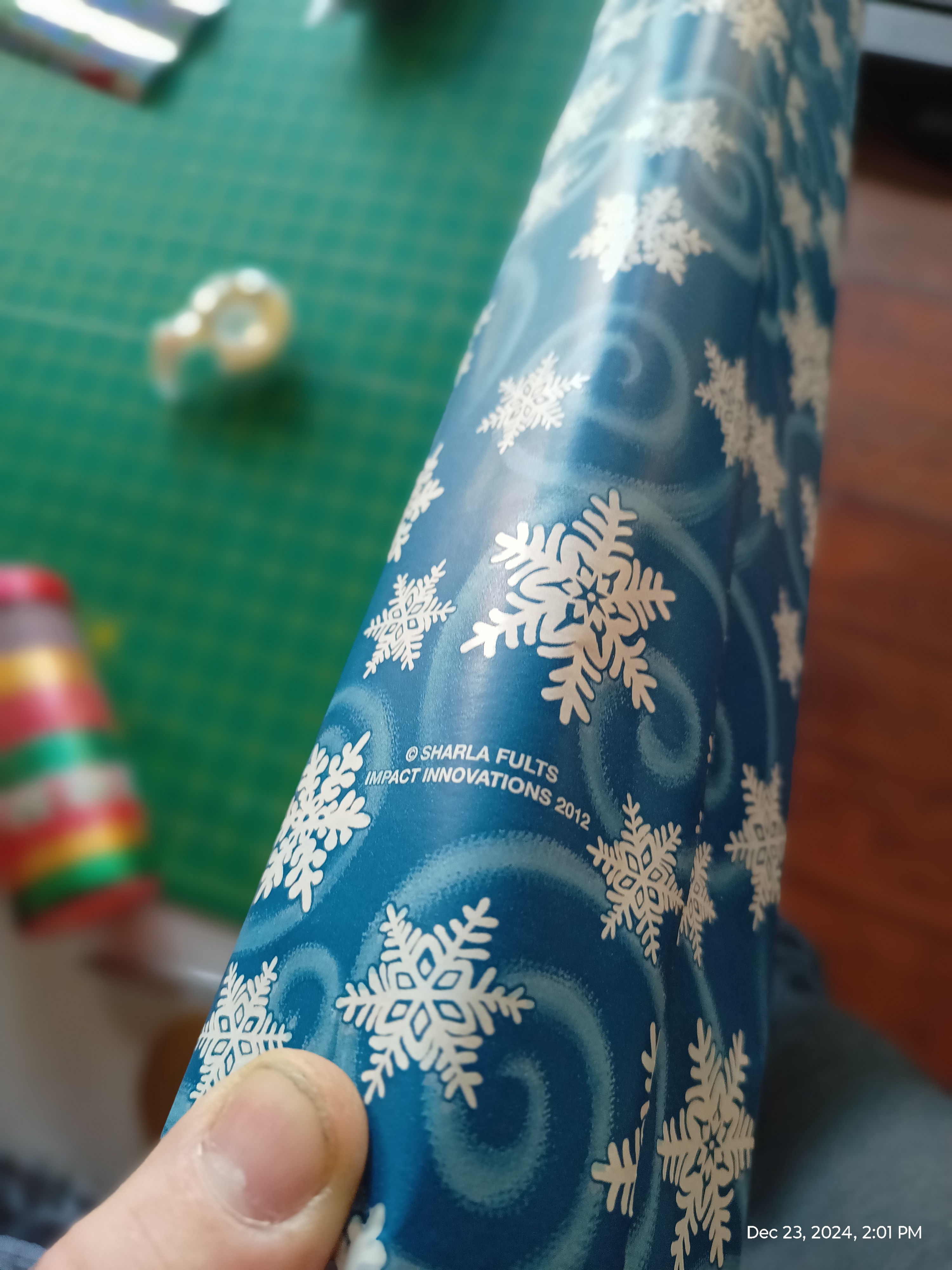 To the Genius Who Printed Their Business Name on the Wrapping Paper Front: Your Mom is a Legend