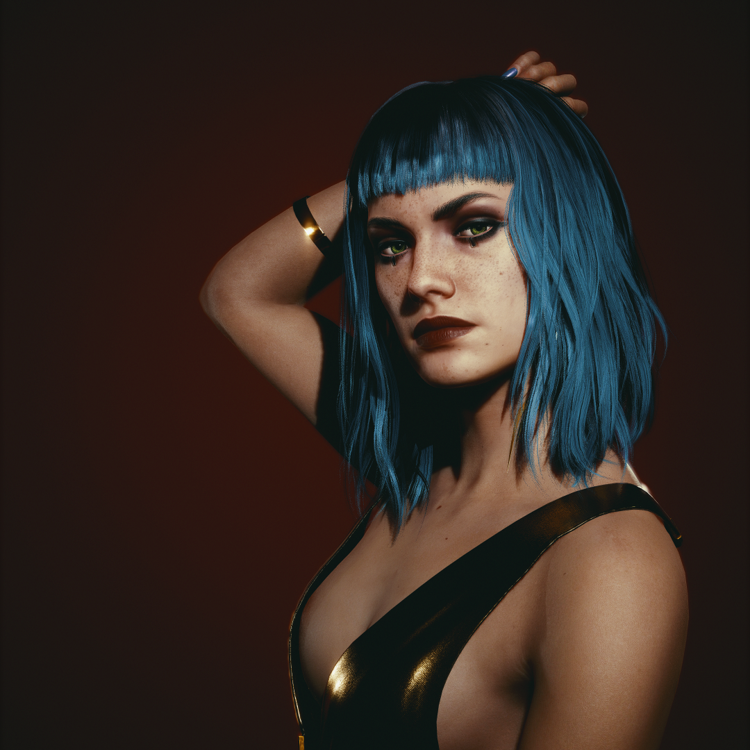 Evelyn Parker: A Striking Portrait from Cyberpunk 2077