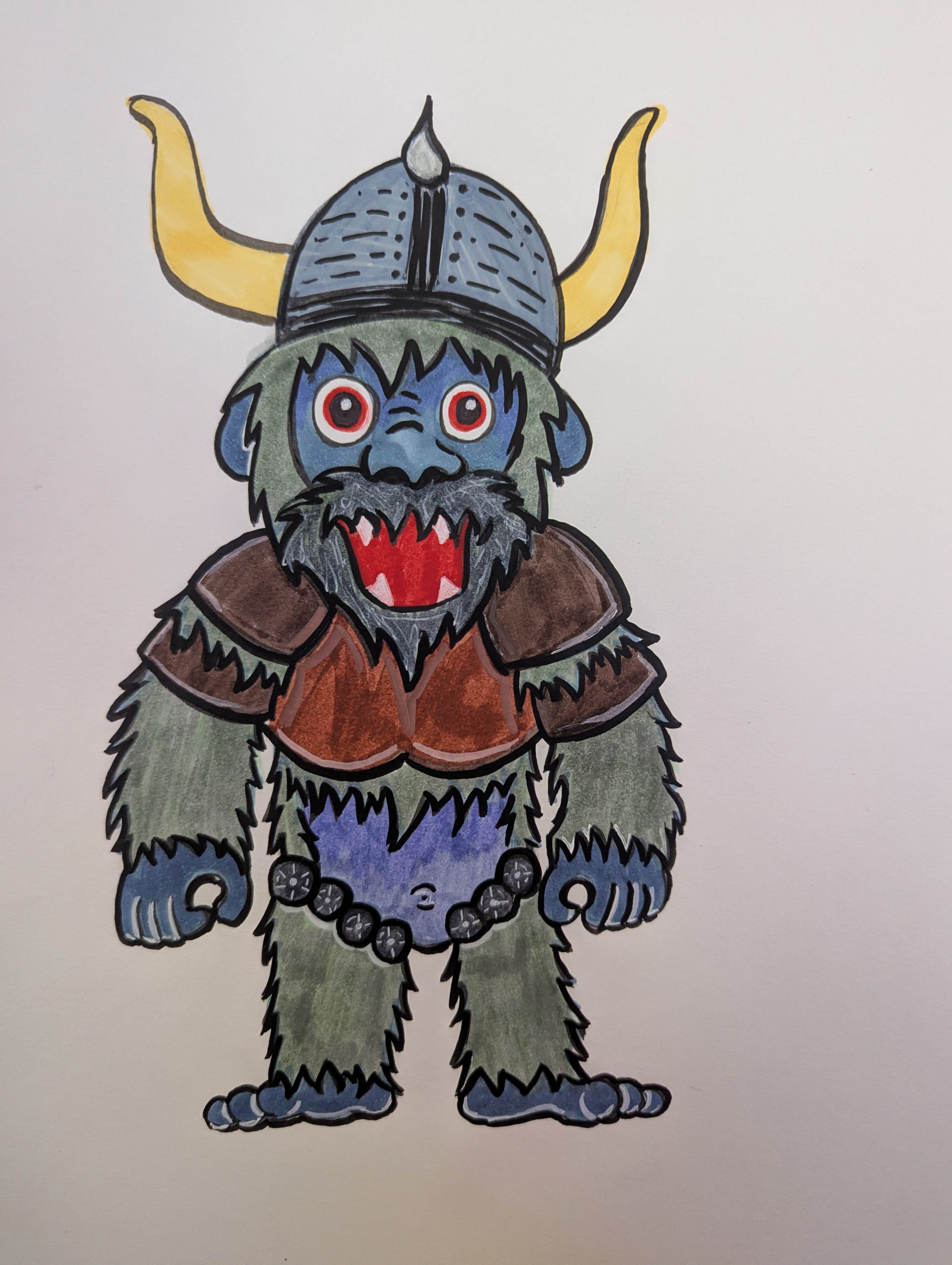 Check Out My Yeti Viking Artwork!