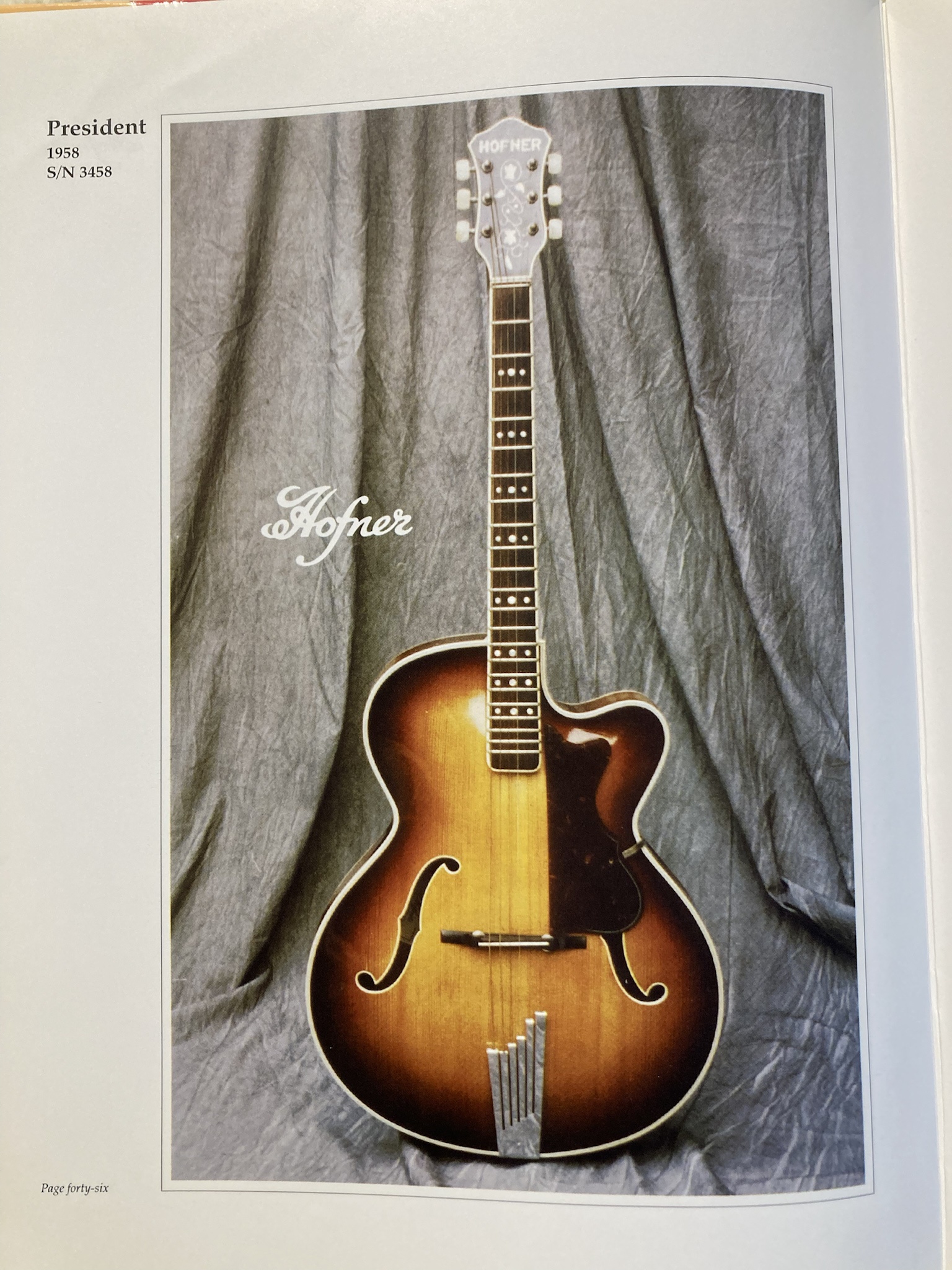 The Classic Hofner President from 1958