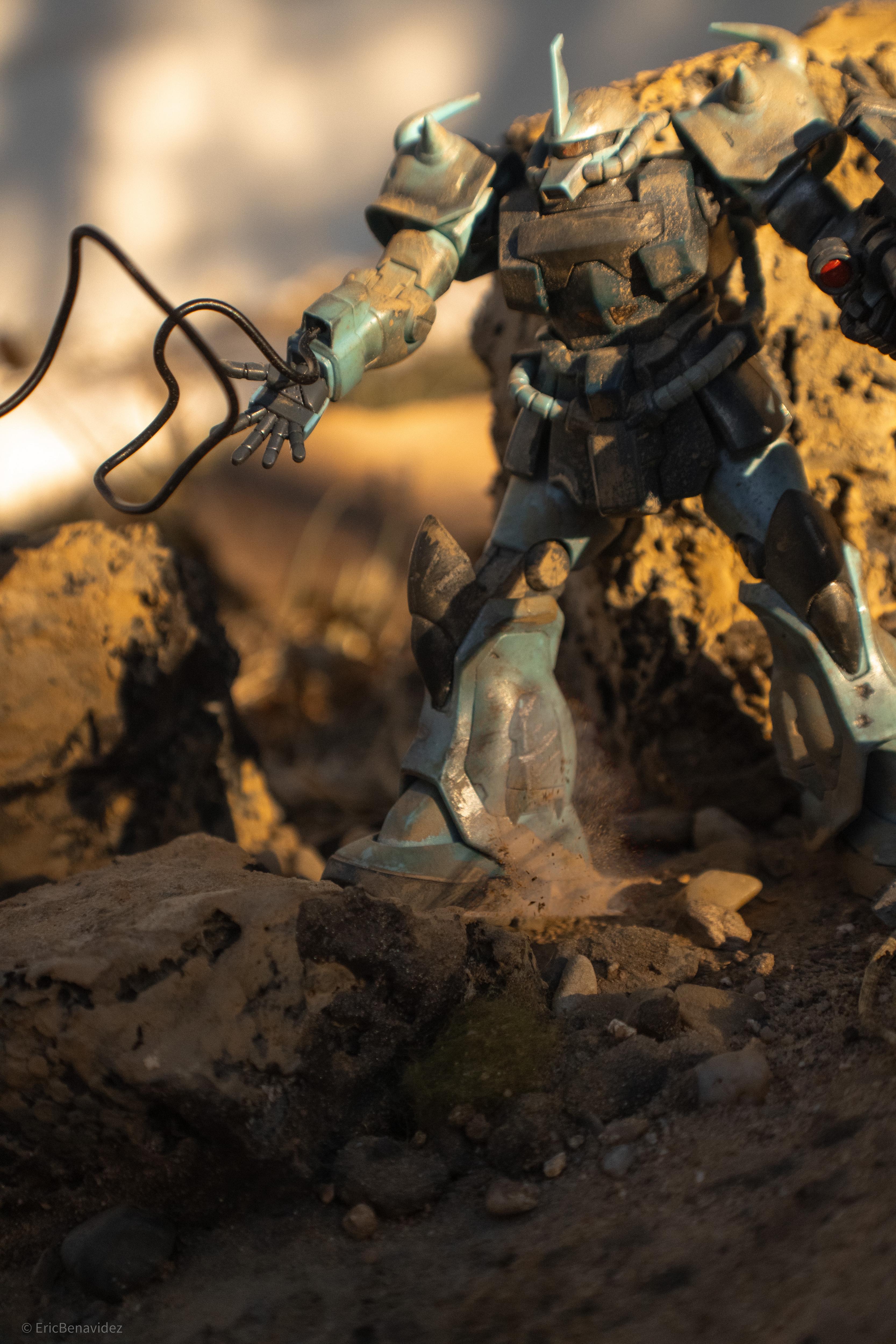 My First Dive into Toy Photography Featuring My Custom Gouf