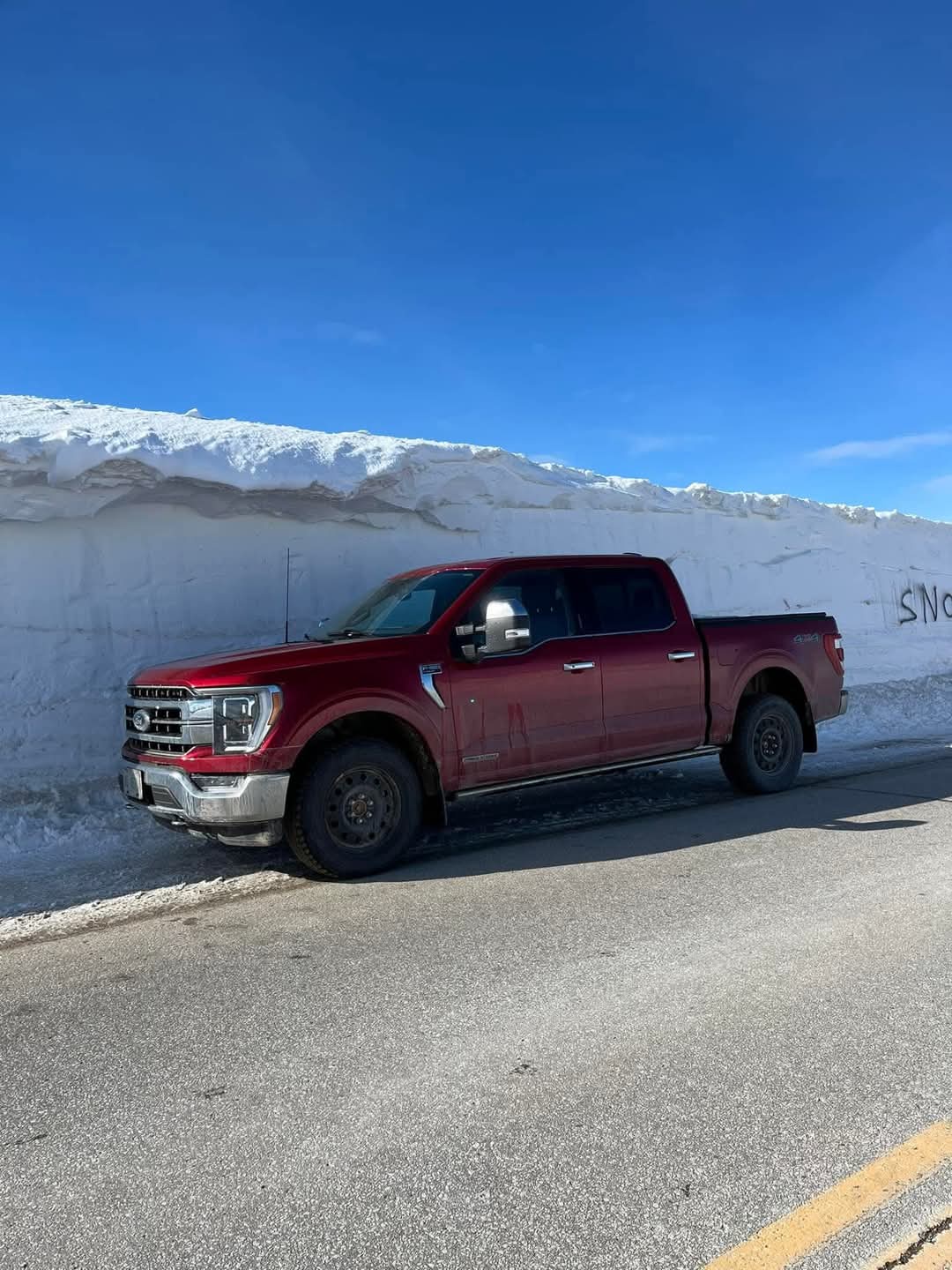 Canadian Snowbanks: Now with Graffiti Art!