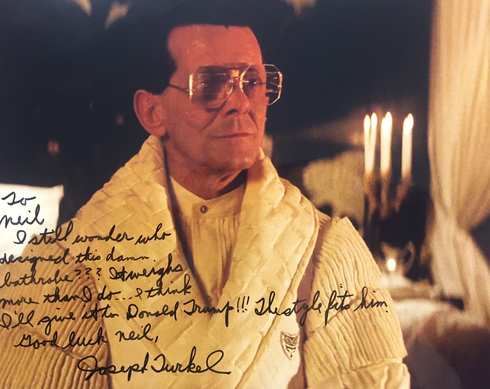 Joe Turkel as the Iconic Dr. Eldon Tyrell of Tyrell Corporation