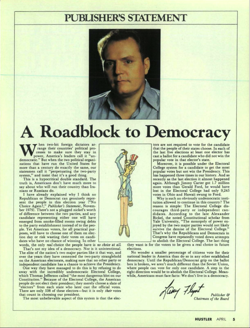 A Glimpse Back to April 1980