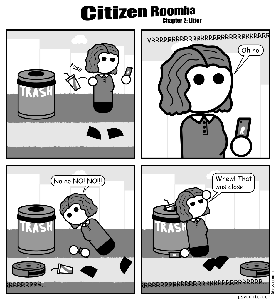 Introducing Citizen Roomba 2: The Litter-Busting Hero