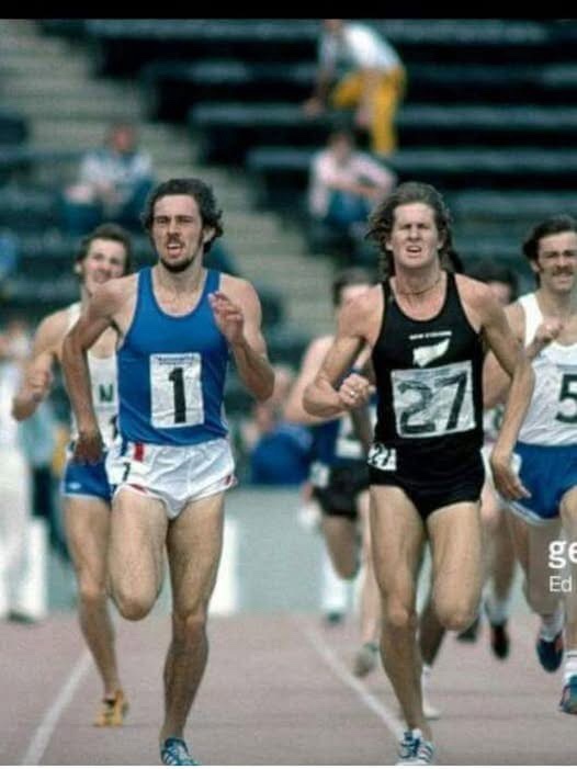 Steve Ovett triumphs over a fierce competition in the men's 800 final at Crystal Palace!