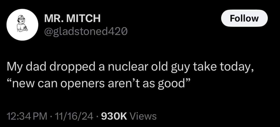 He Definitely Has a Point